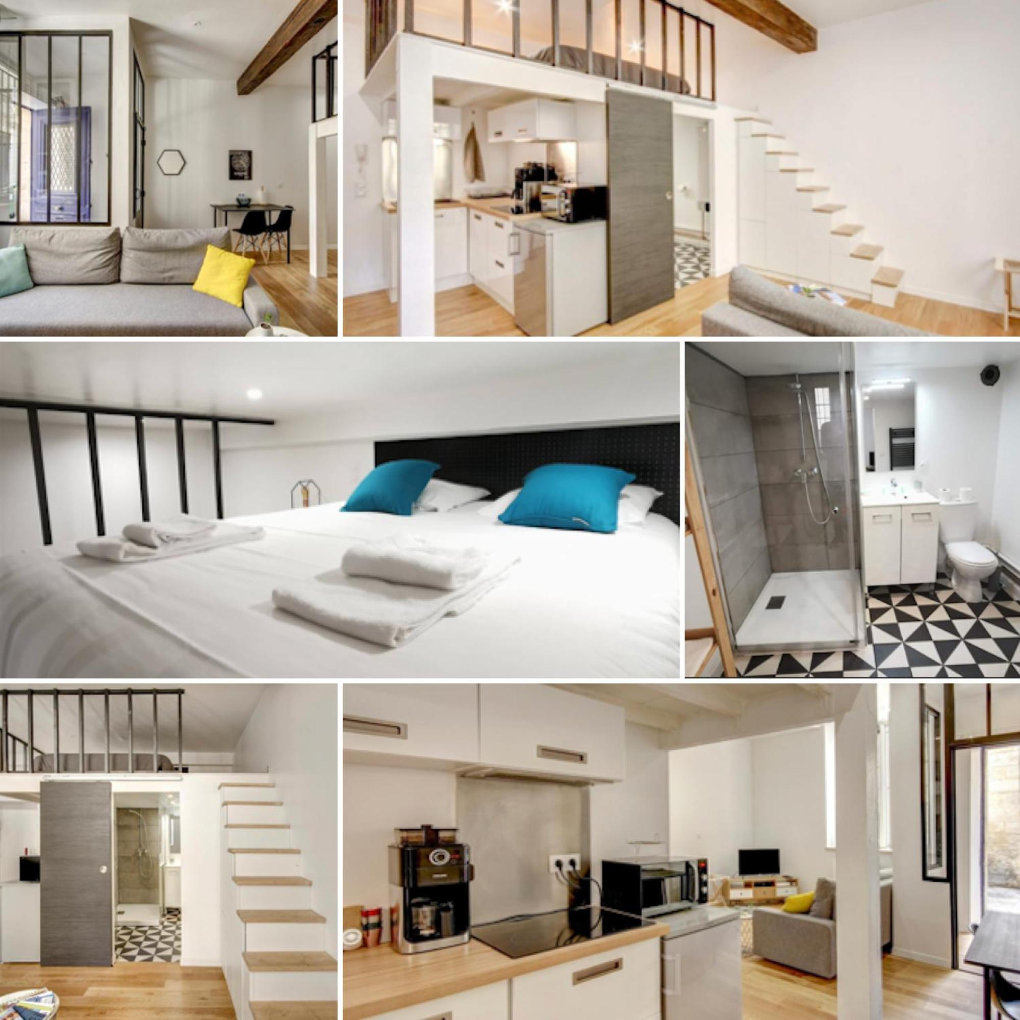 Charmant Studio Loft Au Coeur De Bordeaux Exterior photo